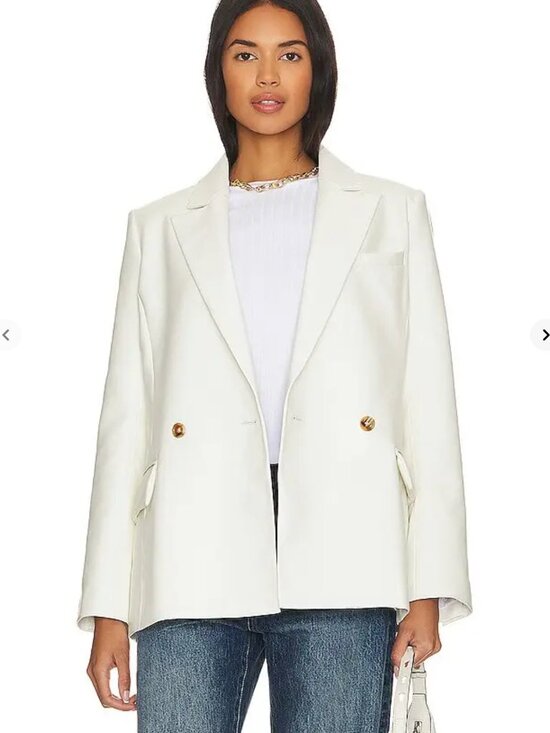pistola Jackets & Blazers - Pistola Joni Blazer in Ivory Size Small NWT